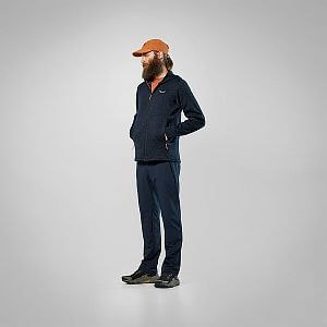 Salewa Puez Rocca PL HD Jacket M navy blazer dámská hřejivá mikina s kapucí