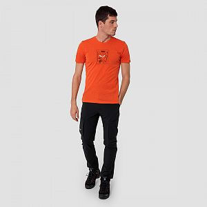 Salewa Pure Box Dry T-Shirt M red orange melange 3