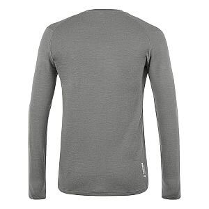 Salewa Pure Logo AMR L/S Tee M grey melange pánské merino tričko