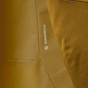 Salewa Sella Durastretch/Tirolwool Hybrid Vest M golden brown pánská skialpová vesta s kapucí