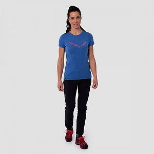 Salewa Solid Dry SS Tee W electric melange3