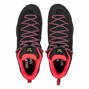 Salewa WS Wildfire Leather black fluo coral4