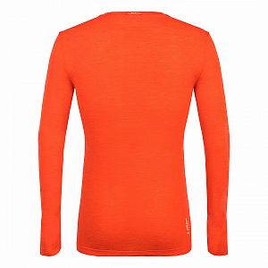 Salewa Zebru Fresh AMR L/S Tee M red orange