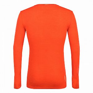 Salewa Zebru Fresh AMR L/S Tee M red orange