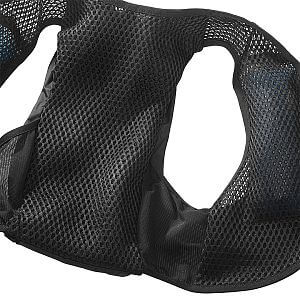 Salomon Active Skin 8 Set black/metal běžecká trailová vesta prodyšná zádová část