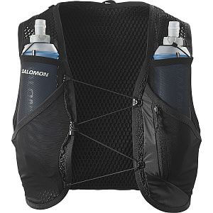 Salomon Active Skin 8 Set black/metal běžecká trailová vesta