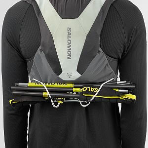 Salomon ADV Skin 5 Gradient Set phantom /castelrock /icicle detail uchycení běžeckých holí