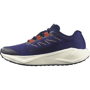 Salomon Aero Blaze 3 GRVL M Astral Aura / Maritime Blue / Haute Red boční pohled