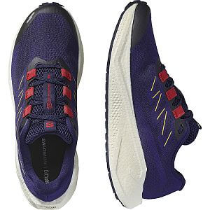 Salomon Aero Blaze 3 GRVL M Astral Aura / Maritime Blue / Haute Red boční pohled
