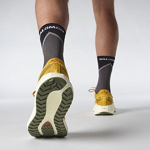 Salomon Aero Glide 3 GRVL M spicy mustard / vanilla ice / deep lichen green pánské běžecké univerzální gravel boty