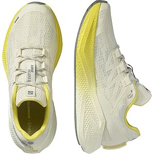 Salomon Aero Glide 3 M vanilla ice / blazing yellow / sedona sage boční pohled
