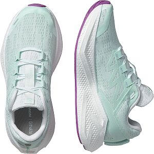 Salomon Aero Glide 3 W bay / white / willwherb detail