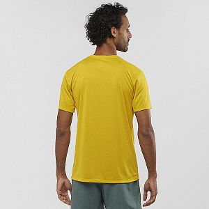 SALOMON Agile Graphic TEE M lemon curry_2