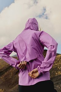 Salomon Bonatti Waterproof Jacket W iris orchid dámská běžecká bunda