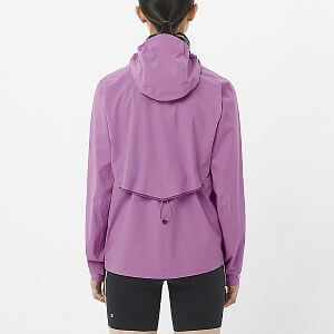 Salomon Bonatti Waterproof Jacket W iris orchid dámská běžecká bunda