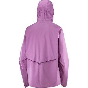 Salomon Bonatti Waterproof Jacket W iris orchid dámská běžecká bunda