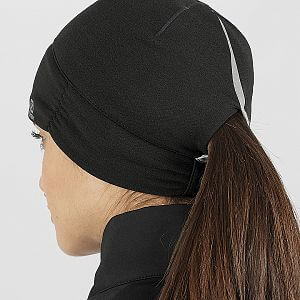 Salomon Elevate warm beanie black run refl