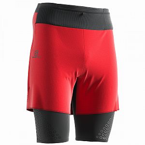 Salomon Exo Motion Twinskin Short M fiery red / black1