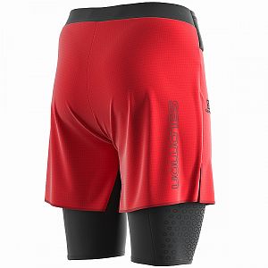 Salomon Exo Motion Twinskin Short M fiery red / black3