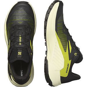 Salomon Genesis M black / sulphur spring / transparent yellow pánské trailovky