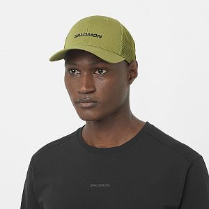 Salomon Logo Trucker Cap U cardamon seed