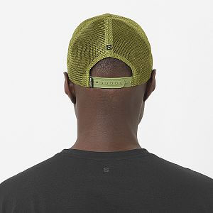 Salomon Logo Trucker Cap U cardamon seed