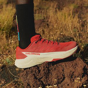 Salomon Pulsar M fiery red / vanilla ice / black