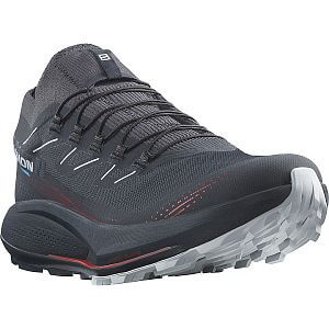 Salomon Pulsar Trail 2 /PRO M carbon/fiery red/arctic ice boční pohled