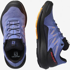 Salomon Pulsar Trail W velvet morning / black / blazing orange horní pohled