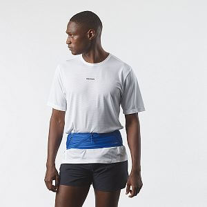 Salomon Pulse Belt nautical blue přední pohled na postavě