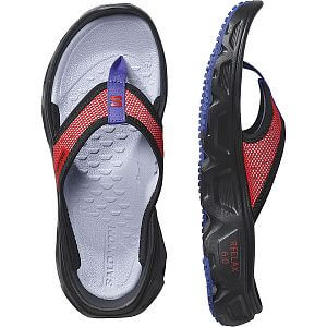 Salomon Reelax break 6.0 W cosmic sky / black / flame scarlet detail horní pohled