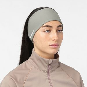 Salomon Run Tech Headband U castor gray