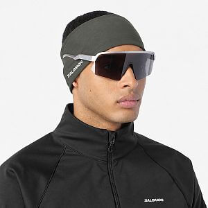Salomon Run Tech Headband U castor gray