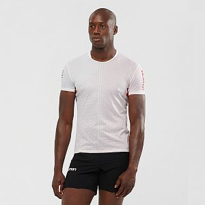 Salomon S:LAB Sense Tee M white:racing red  2