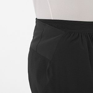 Salomon Sense Aero Stow 5" Shorts M deep black pánské běžecké šortky