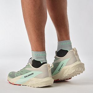 Salomon Sense Ride 5 Lily pad/rainy day/bleached aqua detail