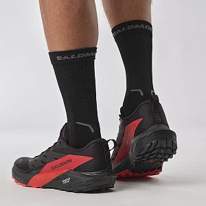 Salomon Sense Ride 5 M black/fiery red/black pánské běžecké boty