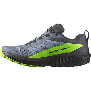 Salomon Sense Ride 5 M GTX flint stone / black / green gecko boční pohled