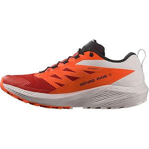 Salomon Sense Ride 5 M lunar rock / shocking orange pánské uzniverzální běžecké boty