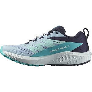 Salomon Sense Ride 5 W cashmere blue / carbon / peacock blue boční pohled