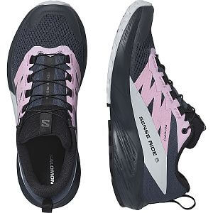 Salomon Sense Ride 5 W india ink / lilac / arct pohled horní