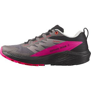 Salomon Sense Ride 5 W plum kitten / black / pink glo boční pohled