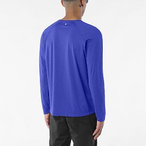 Salomon SHAKEout Core LS Tee M clematis blue