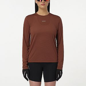 Salomon SHAKEout Core LS Tee W burnt umber