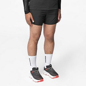Salomon SHAKEout Core Shorts 5" M deep black pánské běžecké kraťasy