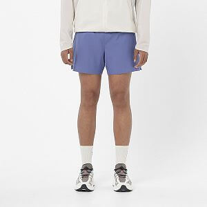 Salomon SHAKEout Core Shorts 5" M marlin pánské běžecké kraťasy