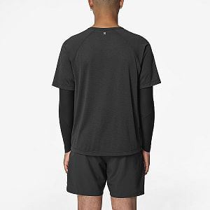 Salomon SHAKEout Core SS Tee M deep black pánské sportovní trička