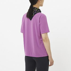 Salomon SHAKEout Core SS Tee W iris orchid pánské sportovní tričko