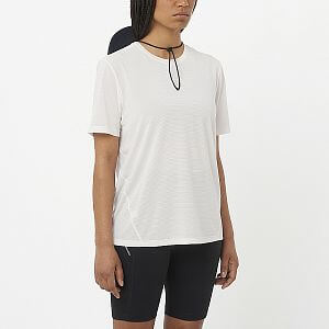 Salomon SHAKEout Core SS Tee W whisper white dámské sportovní tričko