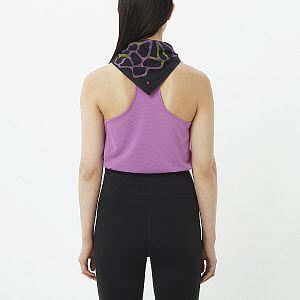 Salomon SHAKEout Core Tank W iris orchid dámské sportovní tílko